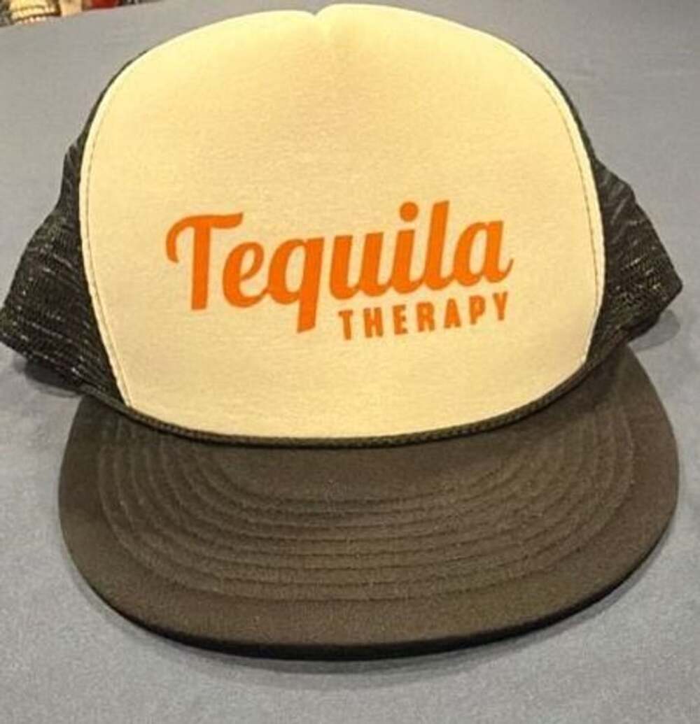 Tequila Therapy Trucker Hat 
One Size Fits Most Black White
Brand-Cobra